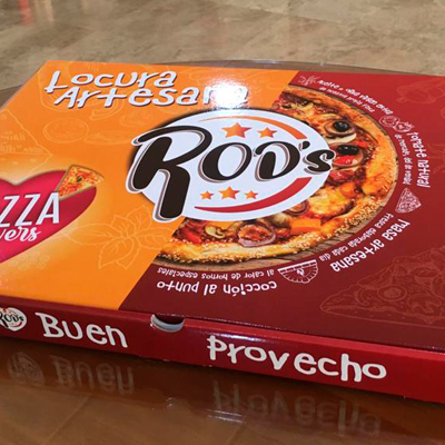 Cajas de pizza para Pizzería Rod's